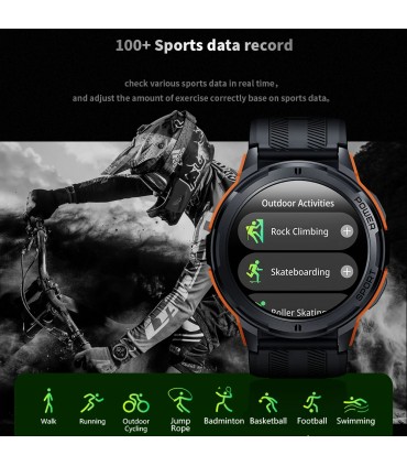 C25 Pulsera Inteligente Reloj Depovo Pantalla AMOLED FullTouch de 1.43 Pulgadas