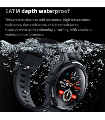 C25 Pulsera Inteligente Reloj Depovo Pantalla AMOLED FullTouch de 1.43 Pulgadas