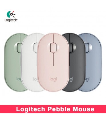 Ratón inalámbrico Bluetooth Logitech Pebble M350 Generico mini y delgado 1000DPI