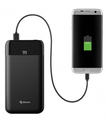 Power Bank 8000 Mah Con 2 Salidas Usb Y Display  Mov-1085